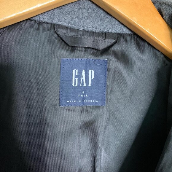 GAP Charcoal Moto Jacket – Size Small - Picture 3 of 4